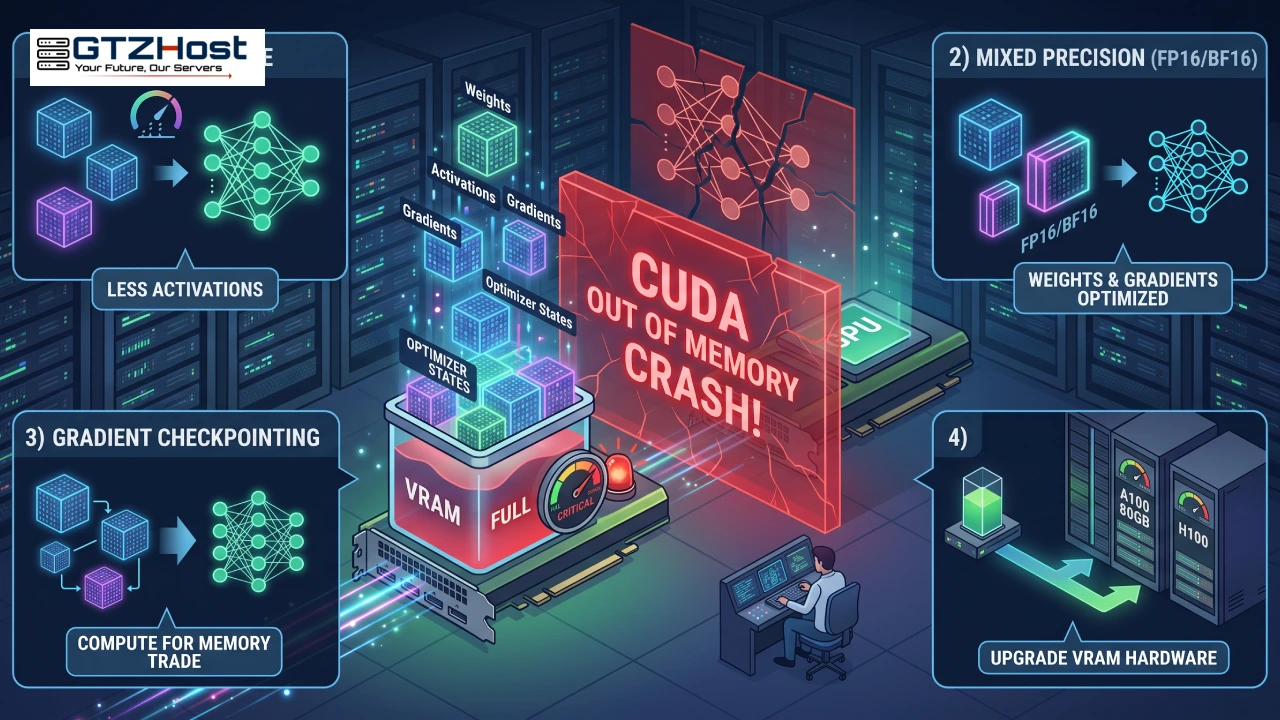 Fix CUDA Out of Memory Error on GPU Servers